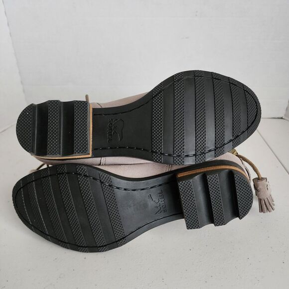 Sorel Farah Short Boot Womens 6.5 Gray Lasso Tassel Western Boho Ankle - Picture 11 of 12